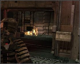 Biegniemy przed siebie, aż spotkamy Hammonda, po krótkim filmiku będziemy musieli pokonać znanego nam potwora, jednak tym razem w silniejszej wersji - Martwy po przybyciu (cz.2) | Rozdział 09 | Solucja Dead Space - Dead Space - poradnik do gry