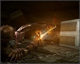 Idziemy do drzwi do Koji bloku sypialnego A - Koniec dni (cz.1) | Rozdział 10 | Solucja Dead Space - Dead Space - poradnik do gry