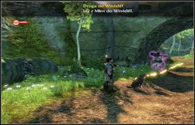 Podążaj za świetlistym szlakiem, eliminując po drodze kolejne grupy bandytów - Droga do Westcliff | Fabuła w Fable II - Fable II - poradnik do gry