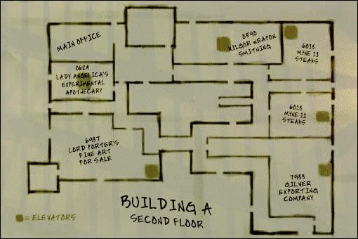 Jako że na pierwszym piętrze znajdują się same magazyny, musimy wejść na drugie aby zdobyć klucz do niewielkich budek, które mijaliśmy wcześniej - 02: Shipping ... and Receiving | Thief 2 The Metal Age - Thief 2: The Metal Age - poradnik do gry