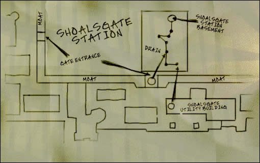 Zaraz na początku czeka na nas mała niespodzianka - wystarczy wrzucić Scouting Orb za zakończony szpicami płot po lewej - 03: Framed | Thief 2 The Metal Age - Thief 2: The Metal Age - poradnik do gry