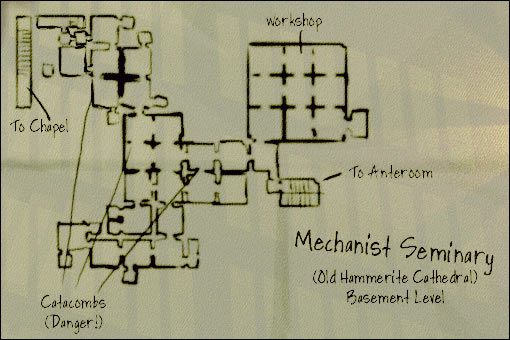 Co prawda poruszanie się po okolicy nie jest trudne, jednak w tym miejscu opiszę szczegółowe położenie wszystkich istotnych elementów - 05: Eavesdropping | Thief 2 The Metal Age - Thief 2: The Metal Age - poradnik do gry