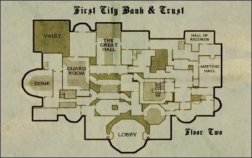 Teraz trzeba będzie przebiec do białej komnaty za naszymi plecami - 06: First City Bank and Trust | Thief 2 The Metal Age - Thief 2: The Metal Age - poradnik do gry