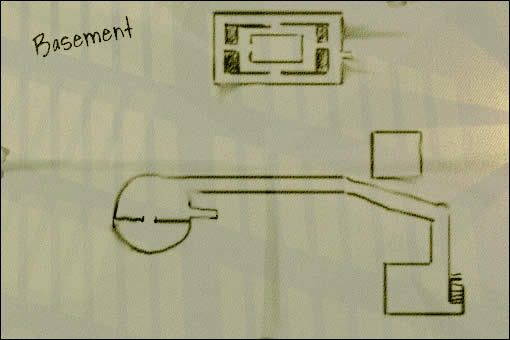 Podchodzimy teraz pod tyły willi i otwieramy drzwi po lewej - 07: Blackmail | Thief 2 The Metal Age - Thief 2: The Metal Age - poradnik do gry