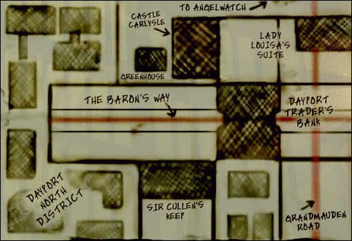Przełącznik na ścianie otworzy wrota, do których wspinamy się po drabinie - 10: Life of the Party | Thief 2 The Metal Age - Thief 2: The Metal Age - poradnik do gry