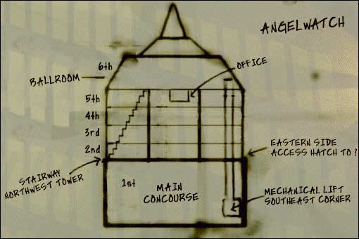 Przechodzimy do końca korytarza, w ten sposób dostaniemy się na drugie piętro - 10: Life of the Party | Thief 2 The Metal Age - Thief 2: The Metal Age - poradnik do gry
