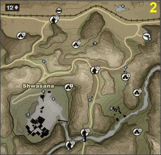 2 - Leboa-Sako - Sektory 1-3 | Mapy w Far Cry 2 - Far Cry 2 - poradnik do gry