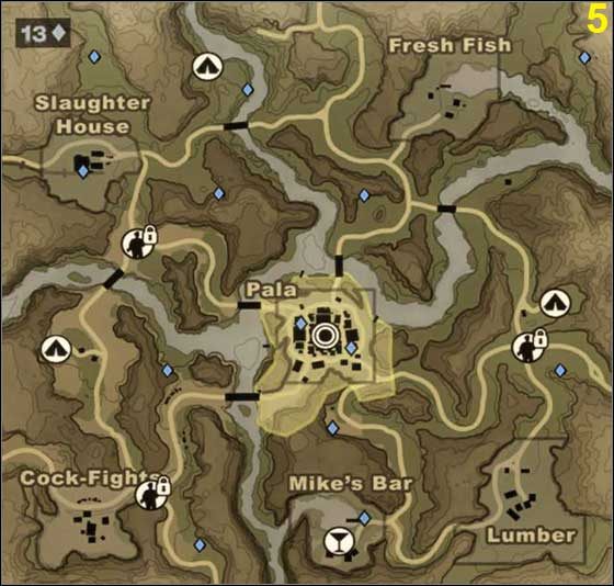 2 - Leboa-Sako - Sektory 4-6 | Mapy w Far Cry 2 - Far Cry 2 - poradnik do gry