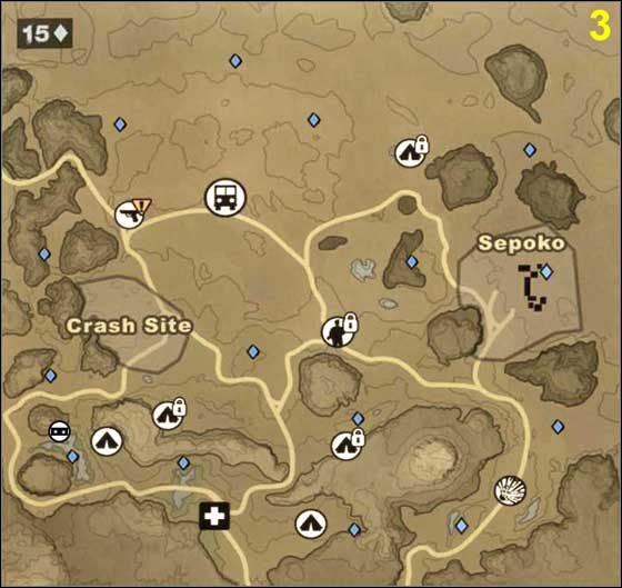 3 - Bowa-Seko - Sektory 1-3 | Mapy w Far Cry 2 - Far Cry 2 - poradnik do gry