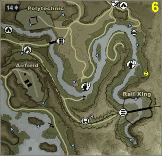 3 - Bowa-Seko - Sektory 4-6 | Mapy w Far Cry 2 - Far Cry 2 - poradnik do gry