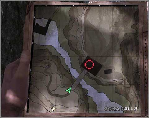 Przejdź przez wiszący most i wyczyść obszar wokół domku - Finał | Akt I w Far Cry 2 - Far Cry 2 - poradnik do gry