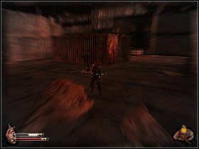 Zbiegnij na dół i przejdź po pomoście na drugą stronę kanału - użyj opcji przyśpieszenia - Fabryka (część I) | Dusk-12 Strefa Śmierci - Dusk-12: Strefa Śmierci - poradnik do gry