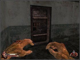 Przed drzwiami czeka Cię spotkanie z kolejnym przeciwnikiem, a po wejściu z następnym - Więzienie cz.2 | Dusk-12 Strefa Śmierci - Dusk-12: Strefa Śmierci - poradnik do gry