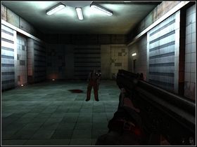 Teraz schodami na dół (tu są dwaj technicy) i w prawo - Lodowiec | Dusk-12 Strefa Śmierci - Dusk-12: Strefa Śmierci - poradnik do gry