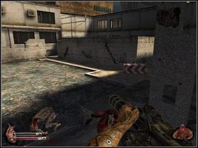 Schodami na dół - tu kolejni przeciwnicy - Stacja telewizyjna cz.1 | Dusk-12 Strefa Śmierci - Dusk-12: Strefa Śmierci - poradnik do gry