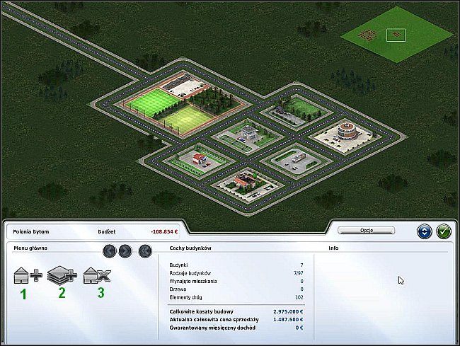 Pierwszym, co należy zrobić, by wbudować budynek klubowy jest zakup ziemi - Budynki klubowe - Klub - FIFA Manager 09 - poradnik do gry