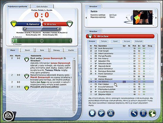 Tryb tekstowy aspiruje obecnie do roli głównego trybu rozgrywania spotkań w Fifa Manager 09 - Tryb tekstowy - Rozgrywanie spotkań - FIFA Manager 09 - poradnik do gry