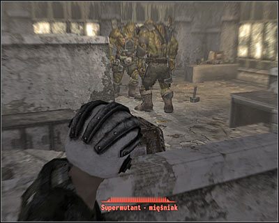 Na parterze oprócz nowych supermutantów musisz uważać na kolejne pułapki w postaci ulatniającego się gazu oraz min odłamkowych - Duże Miasto - Duże kłopoty w Dużym Mieście | Questy poboczne Fallout 3 - Fallout 3 - poradnik do gry