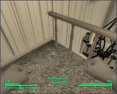 Trzeci wariant opiera się na wykorzystaniu żyrandola znajdującego się w salonie - Fallout 3: Tranquility Lane - Fallout 3 - poradnik do gry