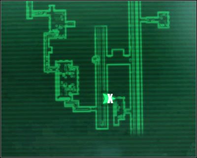 Musicie dotrzeć do zaznaczonego na screenie pomieszczenia w tunelach - Fallout 3: One! (Those!) - Grayditch - Fallout 3 - poradnik do gry