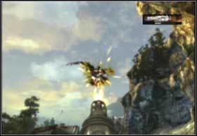 Przejdź na lewą stronę platformy i wejdź na specjalny podest z działkiem - Odgłos gromu | Ostrze włóczni | Gears of War 2 - Gears of War 2 - poradnik do gry