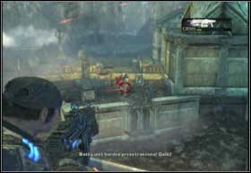 Broń platform w trakcie rozstawiania wind wiertniczych - Zejście | Ostrze włóczni | Gears of War 2 - Gears of War 2 - poradnik do gry