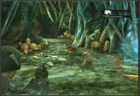 Wejdź po drabinie na górę , gdzie zostaniesz zaatakowany przez kilka Tickerów - Rdzenne stworzenia | Mieszkańcy | Gears of War 2 - Gears of War 2 - poradnik do gry