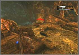 Uruchom dźwignię i wejdź przez otwarte wrota - Niepokojące odkrycia | Mieszkańcy | Gears of War 2 - Gears of War 2 - poradnik do gry