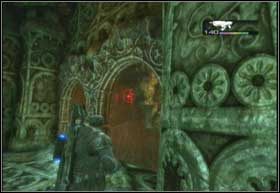 Strzel w świecący owoc aby wywabić skałoczerwia - Niepokojące odkrycia | Mieszkańcy | Gears of War 2 - Gears of War 2 - poradnik do gry