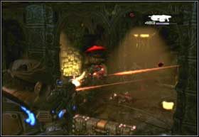 Uruchom panel, zejdź piętro niżej i uruchom kolejny - Nie ma odwrotu | Rój | Gears of War 2 - Gears of War 2 - poradnik do gry