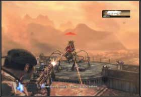 Oczyść platformę lądowniczą z sił wroga, a kiedy już tego dokonasz, na jednym z tarasów poszukaj raportu z rozpoznania COG - Desperacka obrona | Decydujące starcie | Gears of War 2 - Gears of War 2 - poradnik do gry