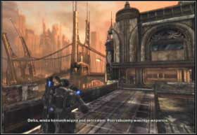 Broń wejścia z ulicy na dziedziniec - Desperacka obrona | Decydujące starcie | Gears of War 2 - Gears of War 2 - poradnik do gry