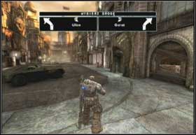 Zanim jednak wyjdziesz na ulicę Coopera, obejrzyj się do tyłu i zabierz leżący na ziemi Kurier Jacinto - Darmowy parking | Decydujące starcie | Gears of War 2 - Gears of War 2 - poradnik do gry