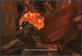 Jak najszybciej wydostań się z płonącego budynku - Cienka linia | Decydujące starcie | Gears of War 2 - Gears of War 2 - poradnik do gry