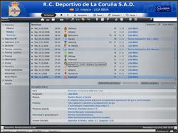 Terminarz - ekran bardzo podobny do poprzedniego pod względem funkcjonalności - Zarządzanie drużyną | Podstawowe funkcje Football Manager 2009 - Football Manager 2009 - poradnik do gry
