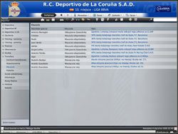 Klauzule - dzięki temu ekranowi możemy się zorientować, jakie obowiązki mamy wobec klubów z którymi przeprowadzaliśmy transakcje i odwrotnie - Ogólnie o transferach | Rynek transferowy w Football Manager 2009 - Football Manager 2009 - poradnik do gry