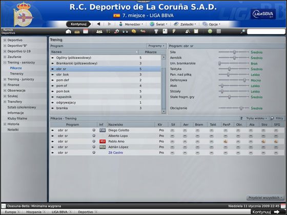 Dla przykładu można rozwiązać to tak, jak przedstawiłem powyżej - Tworzenie planów treningowych | Trening w Football Manager 2009 - Football Manager 2009 - poradnik do gry