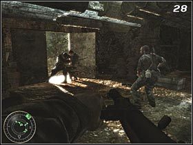 Po zniszczeniu czołgów, wróć do towarzyszy, którzy cierpliwie czekają na Ciebie - Mały opór | Kampania Call of Duty World at War - Call of Duty: World at War - poradnik do gry