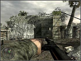 Wkrocz do bunkra (#32) i załatw stacjonujących w środku żołnierzy - Twarde lądowanie (cz.1) | Kampania Call of Duty World at War - Call of Duty: World at War - poradnik do gry