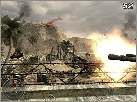 Jak najszybciej usiądź za sterami działa i pozbądź się pierwszej fali żołnierzy - Twarde lądowanie (cz.2) | Kampania Call of Duty World at War - Call of Duty: World at War - poradnik do gry