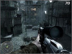 Wyjdź po schodach na górę i podnieś leżący na stole karabin maszynowy - Wendeta (cz.2) | Kampania Call of Duty World at War - Call of Duty: World at War - poradnik do gry