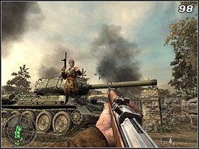 Po osiągnięciu wyraźnej przewagi na polu bitwy i zniszczeniu wszystkich wież, Niemcy rzucą się do ucieczki (#97) - Ich kraj, ich krew (cz.2) | Kampania Call of Duty World at War - Call of Duty: World at War - poradnik do gry