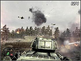 W trakcie walki nie można zapominać również o żołnierzach uzbrojonych w wyrzutnie rakiet, którzy stacjonują w okopach, bunkrach (#123) i na wieżach strażniczych (#124) - Krew i żelazo | Kampania Call of Duty World at War - Call of Duty: World at War - poradnik do gry