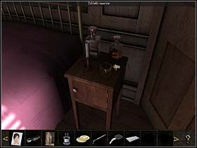 Jej przypuszczenia potwierdza wizyta na piętrze, w sypialni Oliviera - Mieszkanie stryja - La Valletta, 4 listopada 2008 - Chronicles of Mystery: Rytuał Skorpiona - poradnik do gry