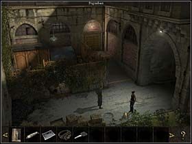 1 - Uliczki przy galerii; podwórko; galeria sztuki - Istambuł, 6 listopada 2008 - Chronicles of Mystery: Rytuał Skorpiona - poradnik do gry