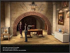 Wraca na ulicę i biegnie w prawo, na skrzyżowanie - Uliczki przy galerii; podwórko; galeria sztuki - Istambuł, 6 listopada 2008 - Chronicles of Mystery: Rytuał Skorpiona - poradnik do gry