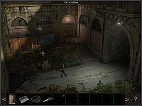 1 - Podwórko; zaplecze galerii - Istambuł, 6 listopada 2008 - Chronicles of Mystery: Rytuał Skorpiona - poradnik do gry