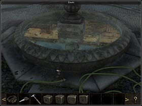 3 - Dziedziniec; podcienia - Watykan, 8 listopada 2008 - Chronicles of Mystery: Rytuał Skorpiona - poradnik do gry