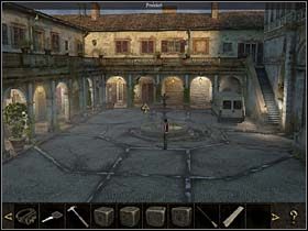 2 - Ulice; komnata; sekretne przejście - Watykan, 8 listopada 2008 - Chronicles of Mystery: Rytuał Skorpiona - poradnik do gry