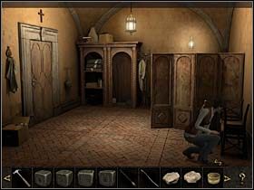 1 - Pomieszczenie gospodarcze; hol; gabinet kardynała - Watykan, 8 listopada 2008 - Chronicles of Mystery: Rytuał Skorpiona - poradnik do gry